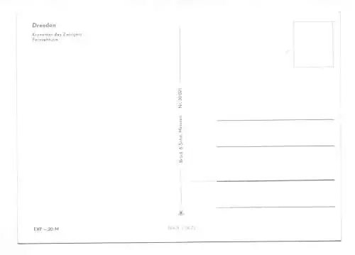 Ak Dresden Kronentor des Zwingers Fernsehturm 1973
