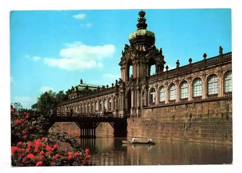 Foto Ak Dresden Kronentor des Zwingers 1981