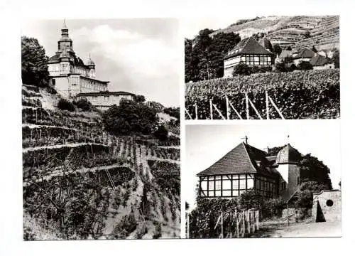 Ak Radebeul Weinbaugebiet Lößnitz Spitzhaus Schloß Hoflößnitz 1982