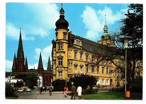 Foto Ak Oldenburg Lambertikirche und Schloß