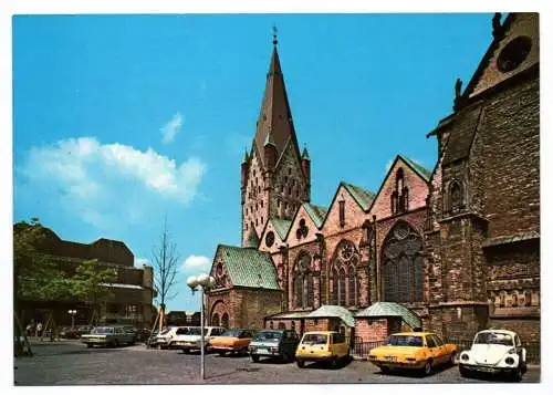 Foto Ak Paderborn Dom und Diözesanmuseum Blick von Osten