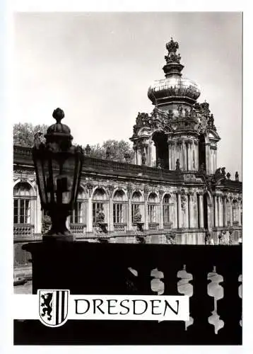 Foto Ak Der Zwinger Hofseite 1984 Kronentor Dresden