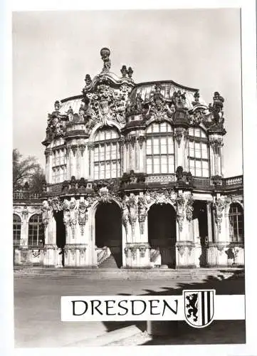 Foto Ak Der Zwinger Wallpavillon 1985 Dresden