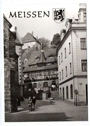 Foto Ak Historische Weinschenke Meissen Vincenz Richter 1984