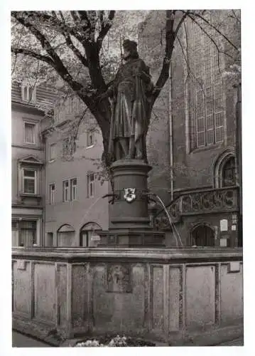 Foto Ak Heinrich Brunnen Meissen 1984