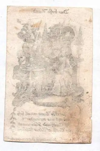 Altes Heiligenbild Das Beste Band Philipp David Danner um 1800 holy card