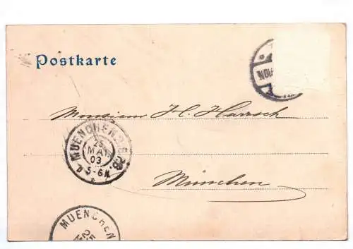 Ak Dieuse Mühlenstrasse Rue du Moulin 1903
