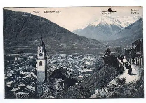 Ak Meran Tappeiner Weg 1907 Italien Südtirol