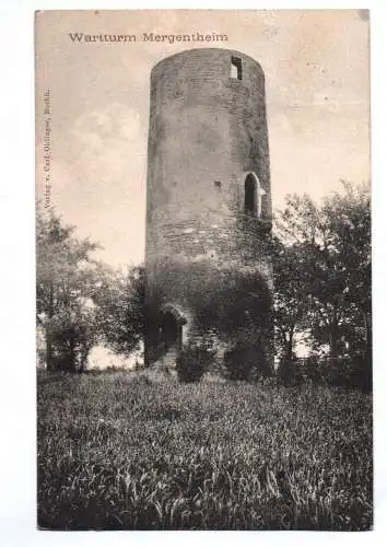 Ak Mergentheim Wartturm 1911