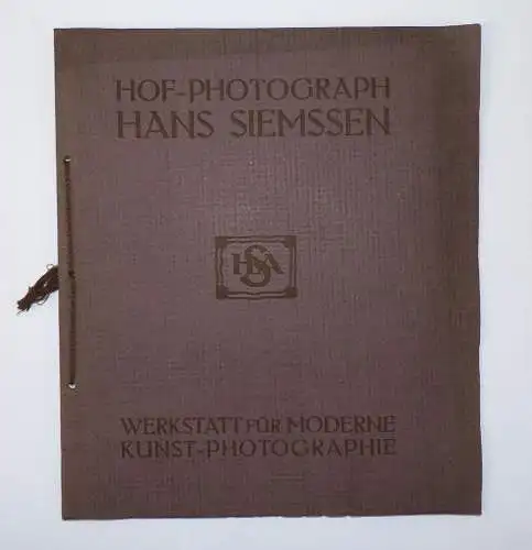 Hof Photograph Hans Siemssen Werkstatt für Moderne Kunst Photographie 1909