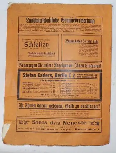 Schlesien Illustrierte Zeitschrift für Heimatschutz u Heimatkultur Heft 7   1925