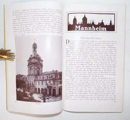 Festbuch Verbandsschiessen Schützenverband Mannheim 1914