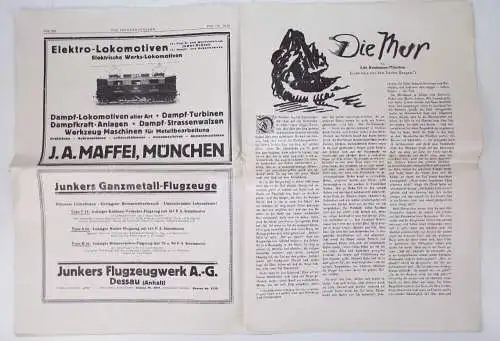 Der Fremdenverkehr illustrierte Reise und Verkehrs Zeitung 1924 Goldpfennig