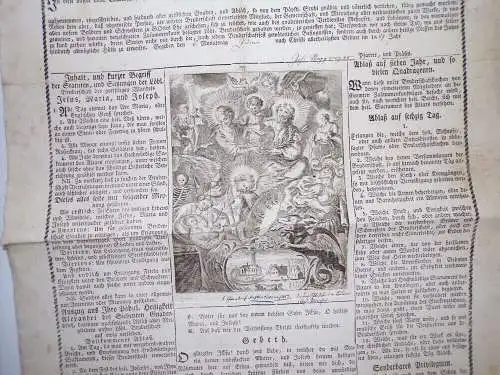 Urkunde 1857 Eintritt in die Bruderschaft Aufkirchen an der Maisach Religion Chr