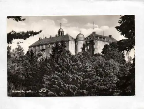 Ak Blankenburg Harz Schloß DDR 1953