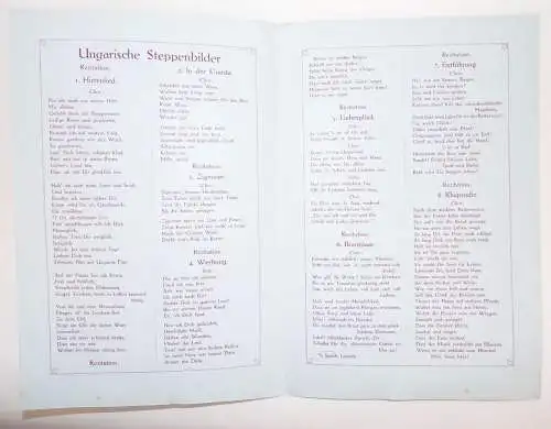 Gesellschaft Typographia Augsburg Programm zur Faschings Unterhaltung 1912