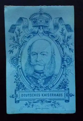 Altes Leporello Deutsches Kaiserhaus 1879 Stollwerck Coeln