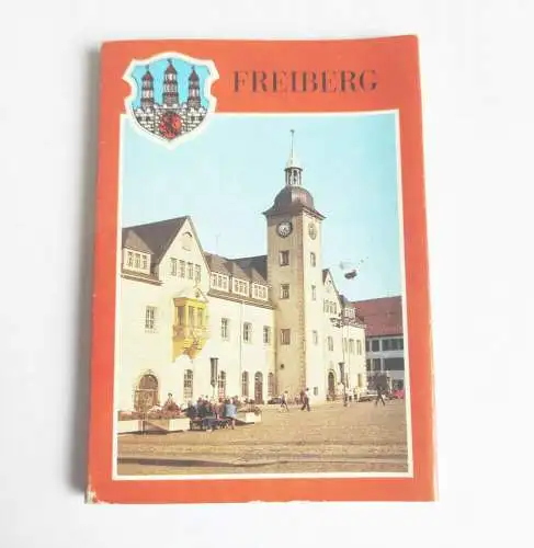 Leporello Freiberg 10 Farbbilder DDR 1983