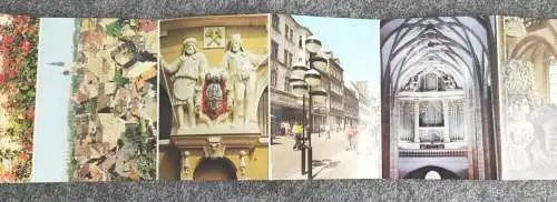 Leporello Freiberg 10 Farbbilder DDR 1983