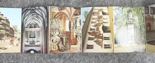 Leporello Freiberg 10 Farbbilder DDR 1983