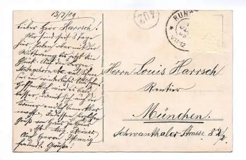 Künstler Ak Ruhpolding 1909