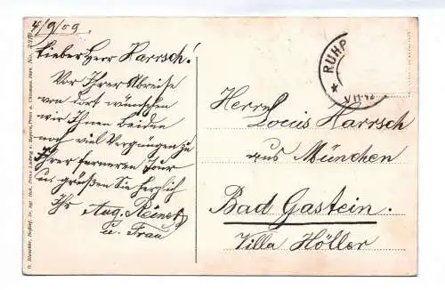 Künstler Ak Ruhpolding 1909