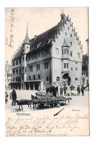 Ak Nördlingen Rathaus 1904