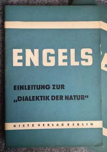 3 x Engels Konspekt über "Das Kapital" Dietz Verlag Berlin 1951 Friedrich Engels