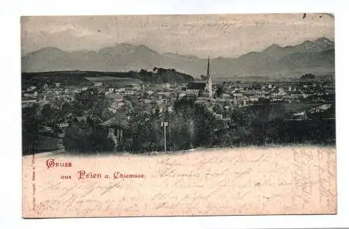 Ak Gruss aus Prien am Chiemsee 1899