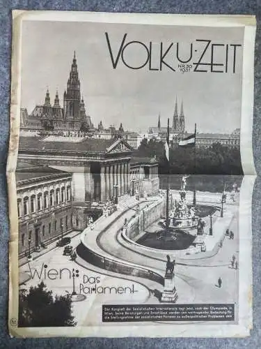 Volk und Zeit 1931 Zeitung Nr 30 Kongreß der sozialistischen Internationale