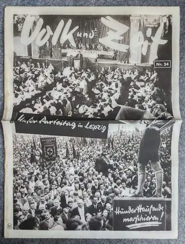 Volk und Zeit alte Zeitung 1931 Nr. 24 Hunderttausende marschierten