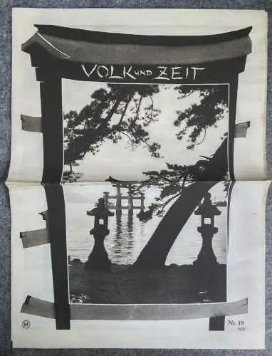 Volk und Zeit 1931 Nr. 19 Japanische Landschaft alte Zeitung