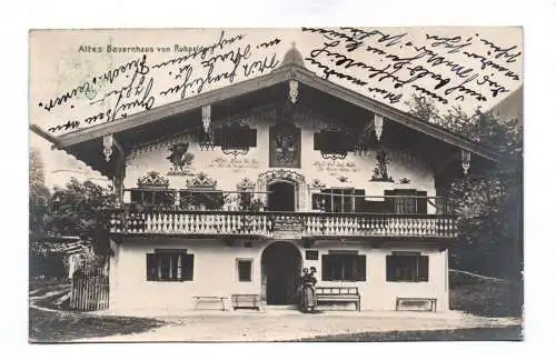 Ak Altes Bauernhaus von Ruhpolding 1909