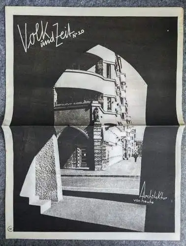 Volk und Zeit alte Zeitung 1931 Nr. 20 Architektur von Heute