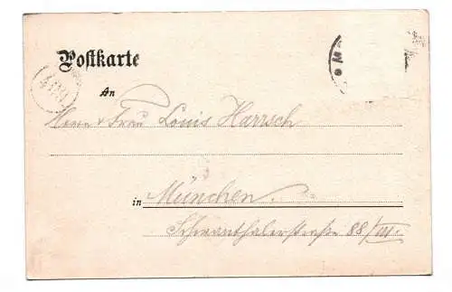 Ak Partie am Kiliansbrunnen Mergentheim 1903