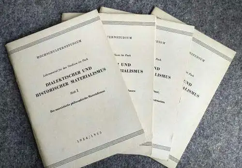 Dialektischer und Historischer Materialismus Hochschulfernstudium DDR 1954/55