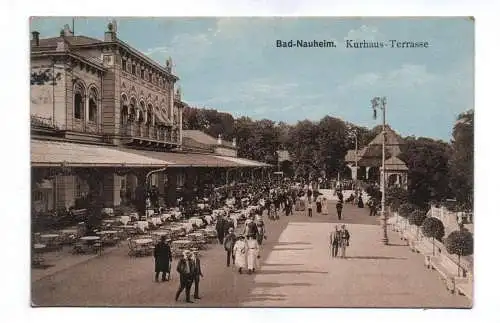 Ak Bad Nauheim Kurhaus Terrasse 1912