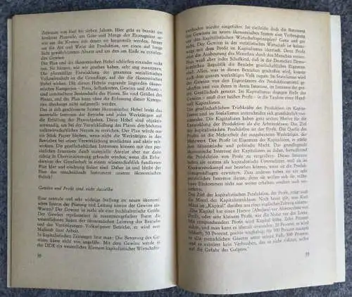 Alfred Klingsphon Was Neues ist Ökonomisches Das? System DDR Heft 1966