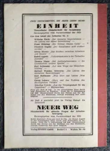 Sozialistische Bildungshefte Die Gemeindewahlen und unsere Aufgaben 1946 Heft