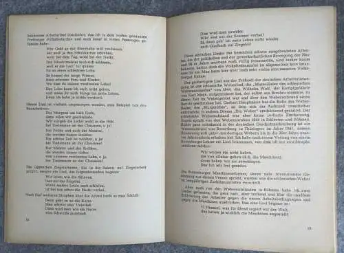 Die Deutsche Volksdichtung Heft Parteihochschule Karl Marx 1953