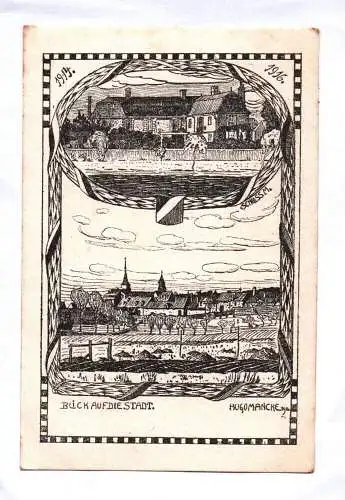  Ak Blick auf die Stadt Hugomanche