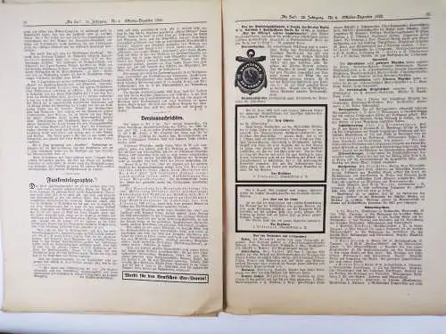 Zur See Zeitschrift für deutsche Seeinteressen deutscher See Verein 1922 Maritim