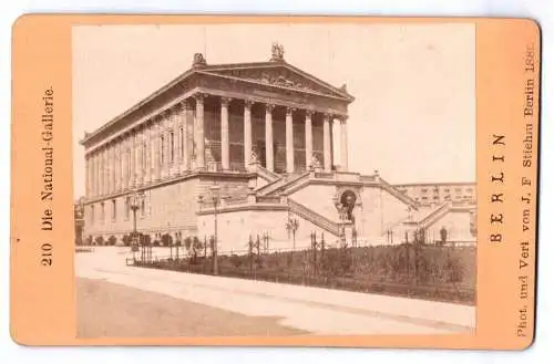 Carte de Visite Foto Berlin National Galerie 1880 Stiehm