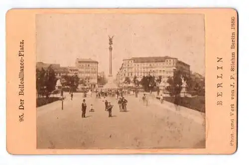 Carte de Visite Foto Berlin Bellealliance Platz 1880 Stiehm Fotografie