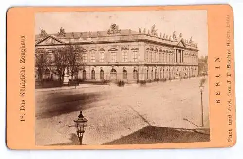 CdV  Foto Berlin das königliche Zeughaus 1880