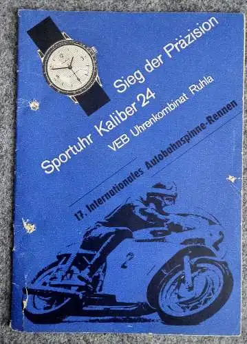 DDR Motorsport Programm Sieg der Präzision Sportuhr Kaliber 24