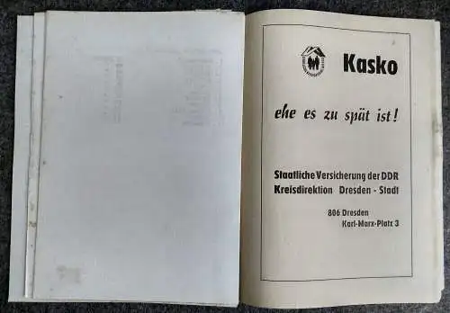 DDR Motorsport Programm Centrum 19 Internationales Autobahnspinne Rennen 1971