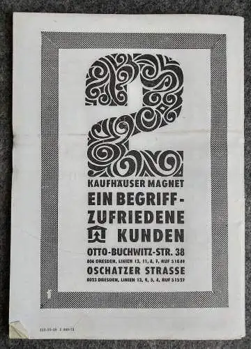 DDR Motorsport Programm Centrum 19 Internationales Autobahnspinne Rennen 1971