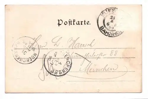 Künstler Ak Kufstein 1899 Ortsansicht Österreich