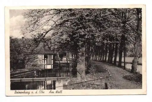 Ak Boizenburg an der Elbe Am Wall 1941